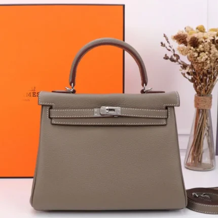 H Collection Silver Hardware Fashion Kelly Bag